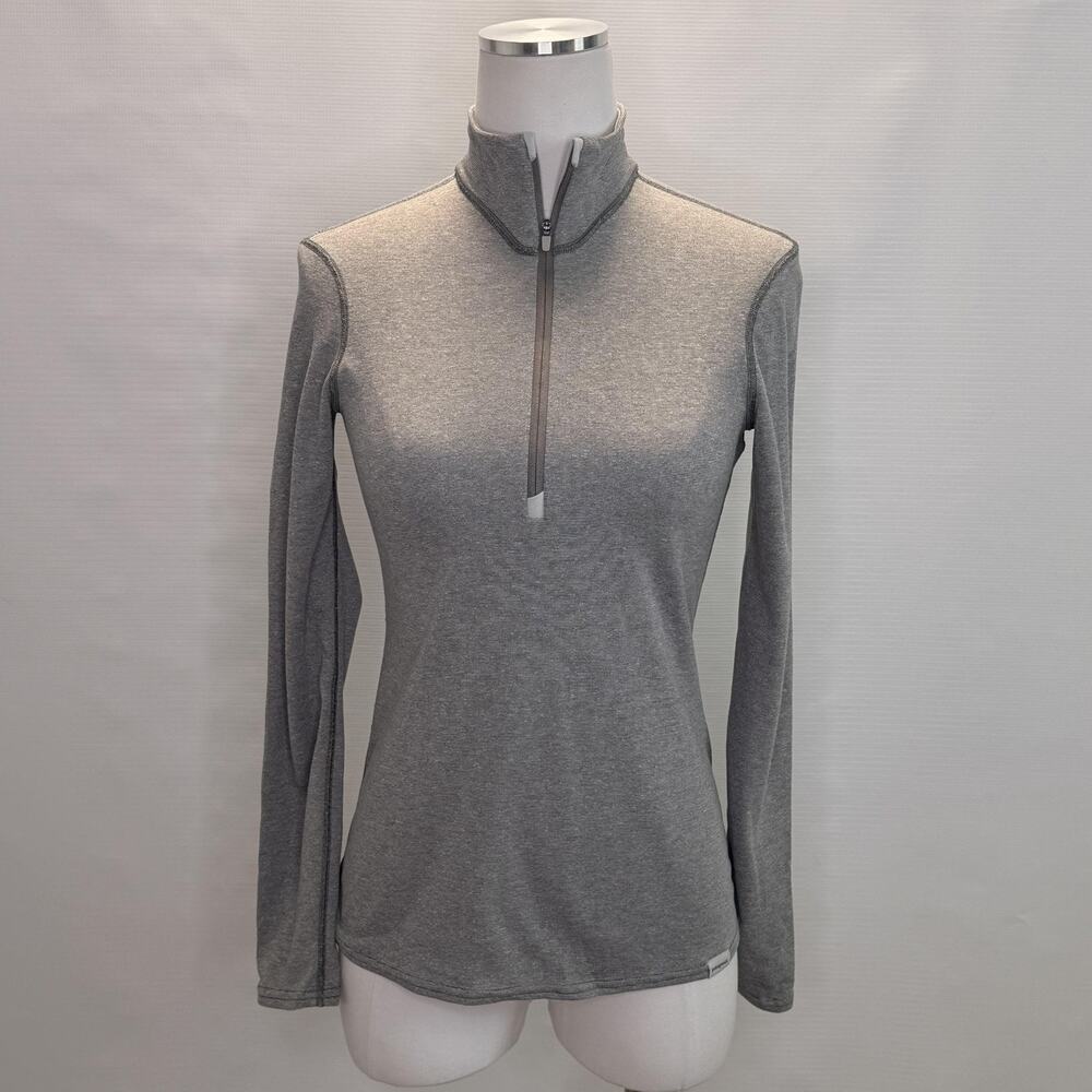 Patagonia Capilene 3 Pullover Womens XS Gray 1/4 Zip Midweight Base Layer Shirt